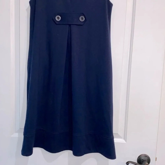 Nina Leonard navy blue shift dress size xsmall - Picture 5 of 9